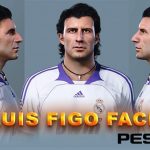 Luis Figo Face with Neackles