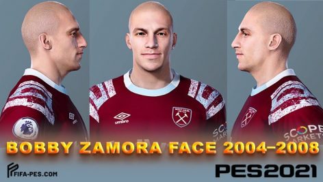 PES 2021 Bobby Zamora Face