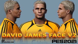 PES 2021 David James Face V2 1992–1999 Liverpool