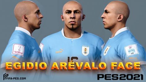 PES 2021 Egidio Arévalo Face Uruguay 2006–2017