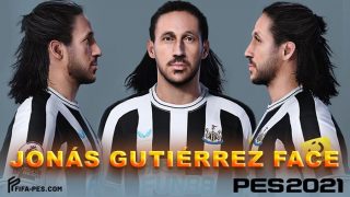 PES 2021 Jonas Gutierrez Face Newcastle United 2008–2015